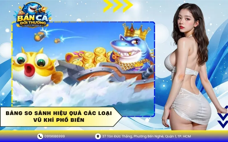 Bảng So Sánh Hiệu Quả Các Loại Vũ Khí Phổ Biến
